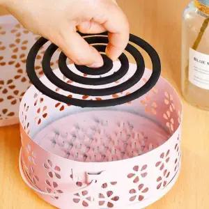 야외 필수 아이템 휴대용 모기향거치대 모기향 케이스