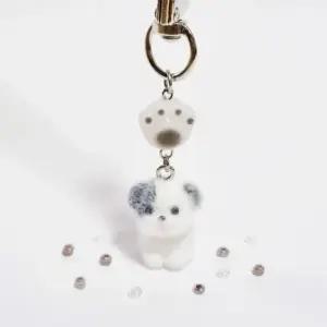 점박이 강아지 키링 생일 커플 남자 여자 행운 귀여운 커플템