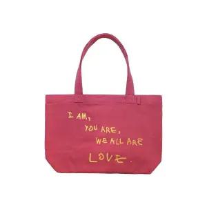 BLUELUE LOVE big tote bag (dark pink) 2088787