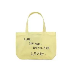 BLUELUE LOVE big tote bag (lemon yellow) 2088792