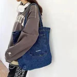 데일리백 W7859 워싱포켓 에코백