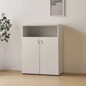 [인터데코]사무실,거실,서재 활용도 높은 다용도 수납장 80cm P0000BPH