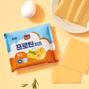 [매일유업] 상하 프로틴치즈 체다 슬라이스 15매*5팩 (총 75매)