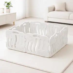 [아이팜]쉘 베이비룸 8P 아기울타리 실내놀이터