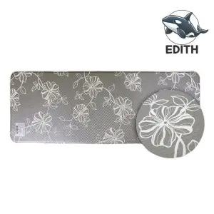 부드러운 주방 발매트 플로랄 디자인 쿠션 발판