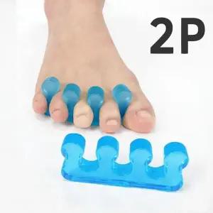 [셀러에이드]발가락 고정 실리콘 보호대 발가락 분리기 2p