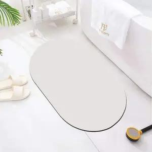 빨아쓰는 소프트 규조토 발매트 아이보리