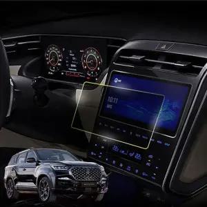 올뉴렉스턴 전용 네비게이션 보호필름 확장형필름 풀커버필름