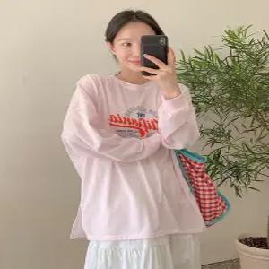 썸머캘리 루즈핏 긴팔 (3color)