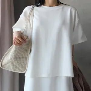 스윗 스판 오버핏 라운드넥 반팔티 (3 color)