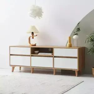 장인가구 헤렌 높은 AV 수납 거실장 1500 5서랍