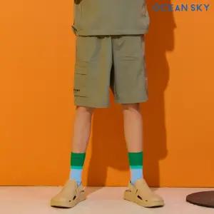 [오션스카이] [3color] 남아 절개 포켓 반바지