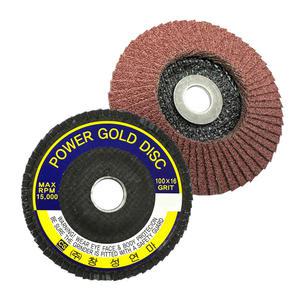 창성 파워디스크 휠 페파 4인치 철재 날개 해바라기 디스크 휠 사포 연마 연삭 그라인더날