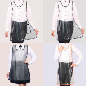 DAV02 투명 미용실 요양보호사 방수 앞치마