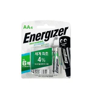 [Ni-MH 충전지] 에너자이저 ENERGIZER 충전지 NH15BP4 AA충전 지 4개입 1.2V 2300mAh