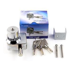 JJS J-2000 강화유리 보조키 현관문 잠금장치 하부