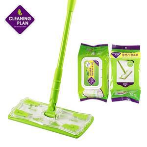[퍼펙트클린] 표준형 청소밀대+정전기+물걸레 청소세트 3개월분