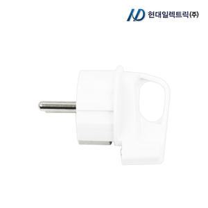 현대일렉트릭 접지 ㄱ자형 플러그(고리타입) KS인증