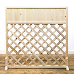 원목파티션 2단 일체형(래티스형) 1200~2000mm