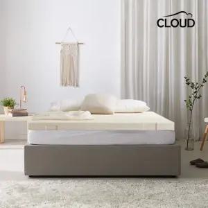 클라우드 천연라텍스 토퍼 매트리스 5cm 슈퍼싱글+속커버