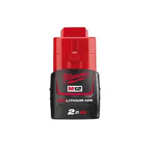 밀워키 M12B2 리튬이온 배터리 12V 2.0Ah M12 B2