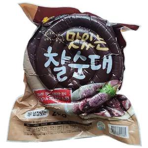 대상식품 맛있는 찰순대 2kg 대용량 냉장 찰순대 업소용 가정용