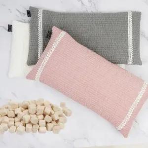 편백나무 베게 순면 편백나무칩 피톤치드 큐브 베개속