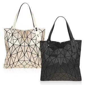 여성 에코백 큐브백 사각 토트백 숄더백 프리즘가방 펄 반짝이 여름가방/7199