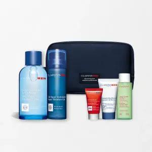[클라랑스](강남점)[단독세트] 클라랑스 맨 스킨&로션 세트(+디럭스 3종+맨파우치)