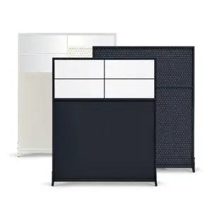 듀크 철재 파티션 IV [망입 타공 불투명] 1200x1800