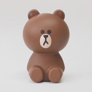 (디자인에버) 라인프렌즈 공기청정기 MINI 브라운/소형/미니/차량용/탁상용/캐릭터/무드등/공기정화/USB