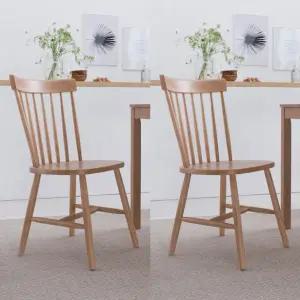 리바트 뉴시나몬 윈저A 원목식탁의자 2개세트