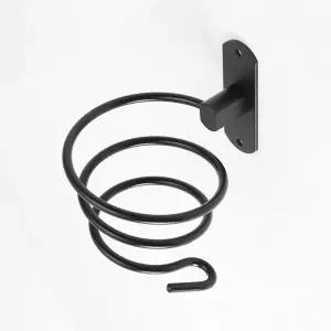 [비투비월드]모던바쓰 드라이기 나사 거치대(블랙)/드라이기홀더