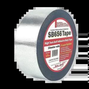 초강력 부틸 방수테이프 단면AL3중 5cmx10Mx1t SB656