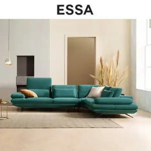 [에싸](하남점)따므 4인 코너형 리프트기능 카시미라 패브릭 소파