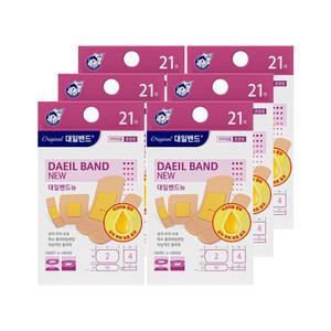 대일밴드 큐 혼합형 21매 6개