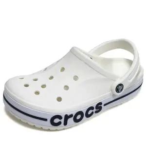 바야밴드 남성 여성 공용 클로그 샌들 슬리퍼 화이트 네이비 205089-126