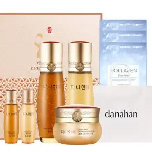 [다나한]홍보 3종세트 (증)꽃을든남자 콜라겐 시트 마스크 3매+쇼핑백