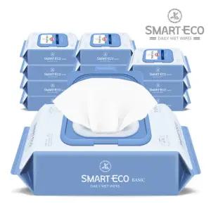 스마트에코 아기물티슈 베이직 100매 X 12팩 캡형