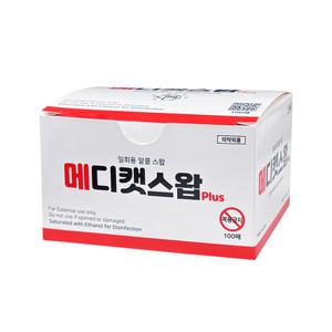 일회용 알콜스왑 알콜솜 소독 거즈 1박스 100매