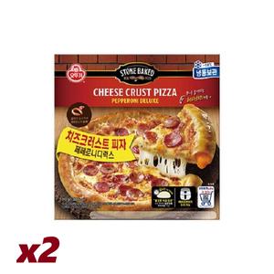 오뚜기 페페로니디럭스치즈크러스트510g x 2개 /