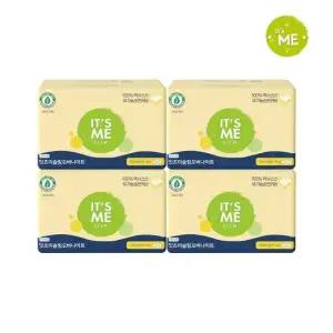 NEW 슬림 유기농 순면커버 생리대 오버나이트 8P x4개