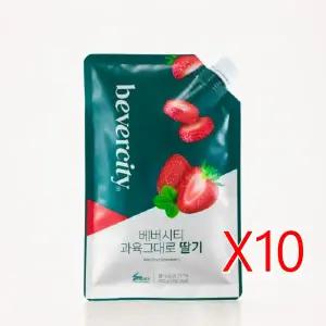세미 과육그대로 딸기 500g x 10개 /딸기과육 77%