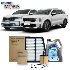 쏘렌토 MQ4 하이브리드 (20-26년식) 순정필터+세븐합성유 0w20 4L