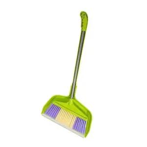 제이오마켓 P접이식 롱방비세트/학교 교실 사무실 업소용 방 빗자루 쓰레받기 일체형 세트