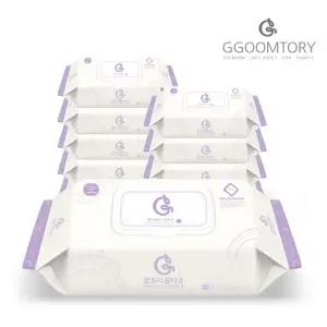 꿈토리물티슈 아가의 꿈 75gsm 엠보싱 60매 캡형 10팩