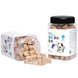 뽀시래기 고양이 동결건조 간식 참치 큐브 트릿 120g