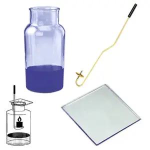 규격선택 연소숟가락 집기병 석회수 과학실험 연소실험 석회수 유리판
