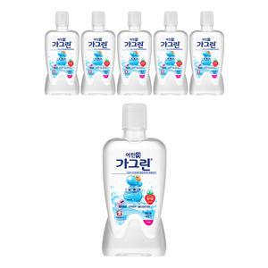 가그린 어린이 구강청결제, 딸기향, 380m, 6개