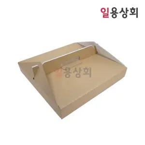 손잡이 피자박스 HC 9호 255x255x45mm 100매 크라프트 합지